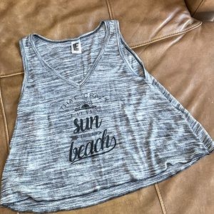Tybee Island crop tank medium